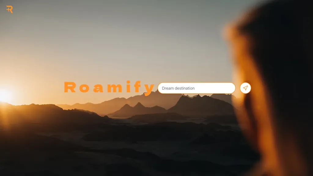 Roamify website