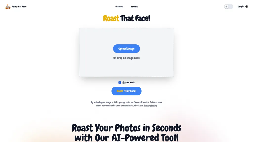 Roast That Face website
