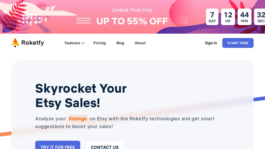 Roketfy website