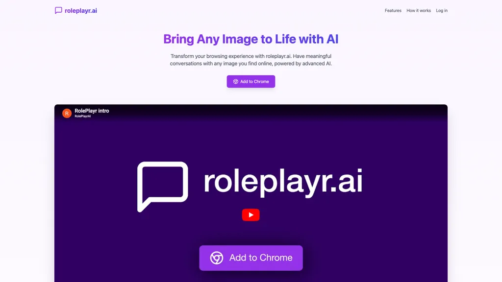 Roleplayr AI tool screenshot