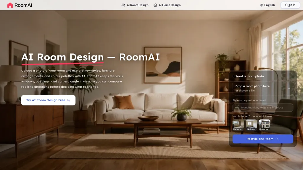 RoomAI screenshot