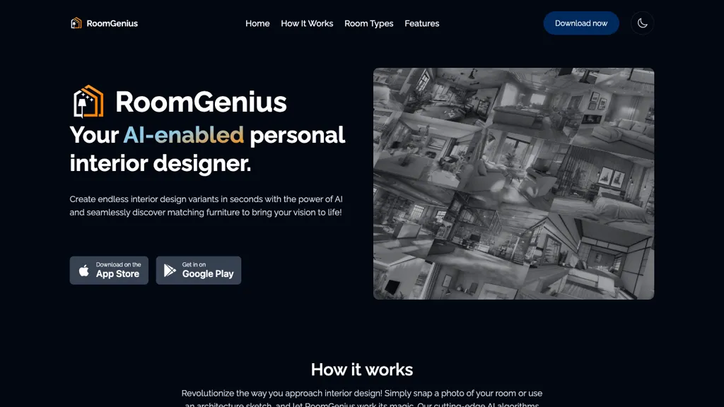 RoomGenius website