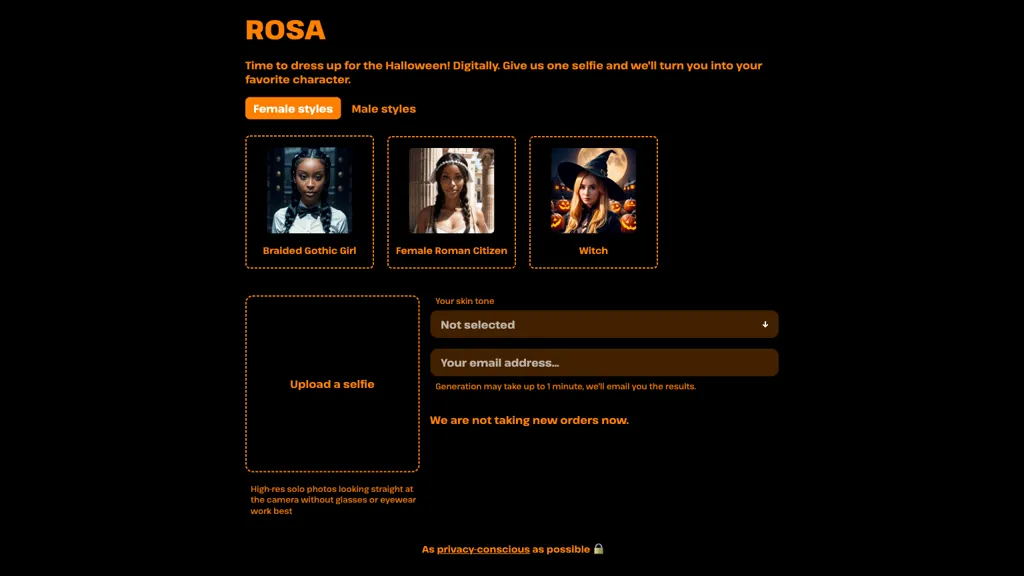 ROSA website