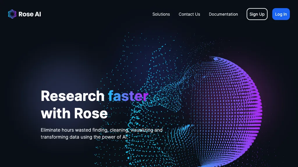Rose AI website