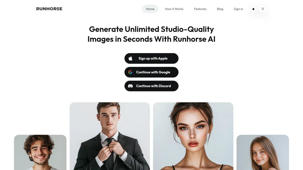 Runhorse AI website