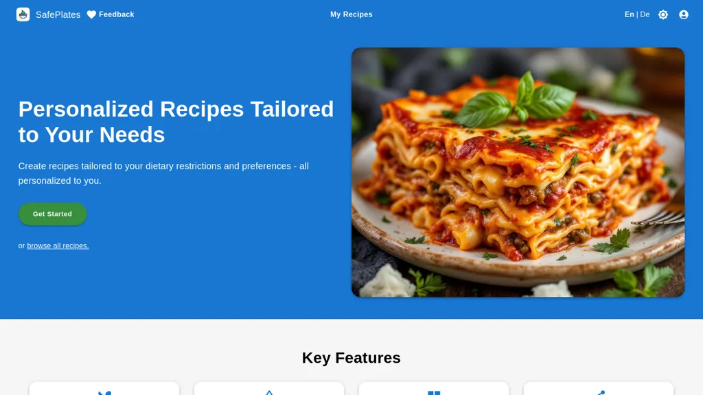 SafePlates website