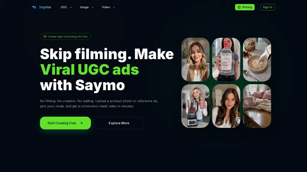 Saymo AI screenshot