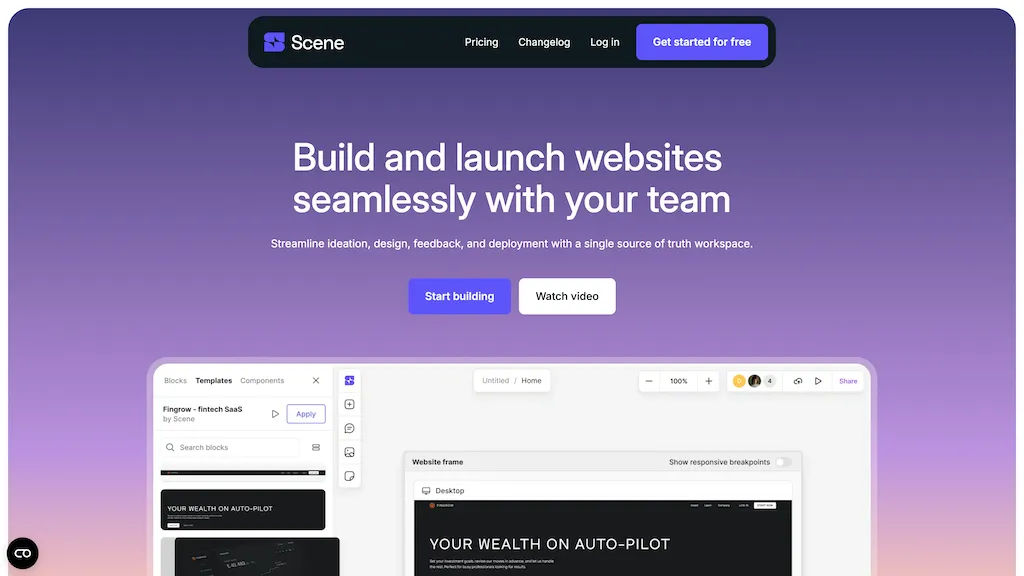 Scene website