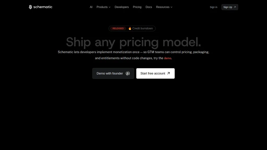 Schematic AI tool screenshot
