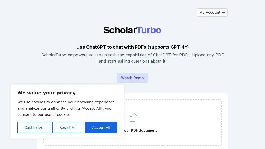 ScholarTurbo website
