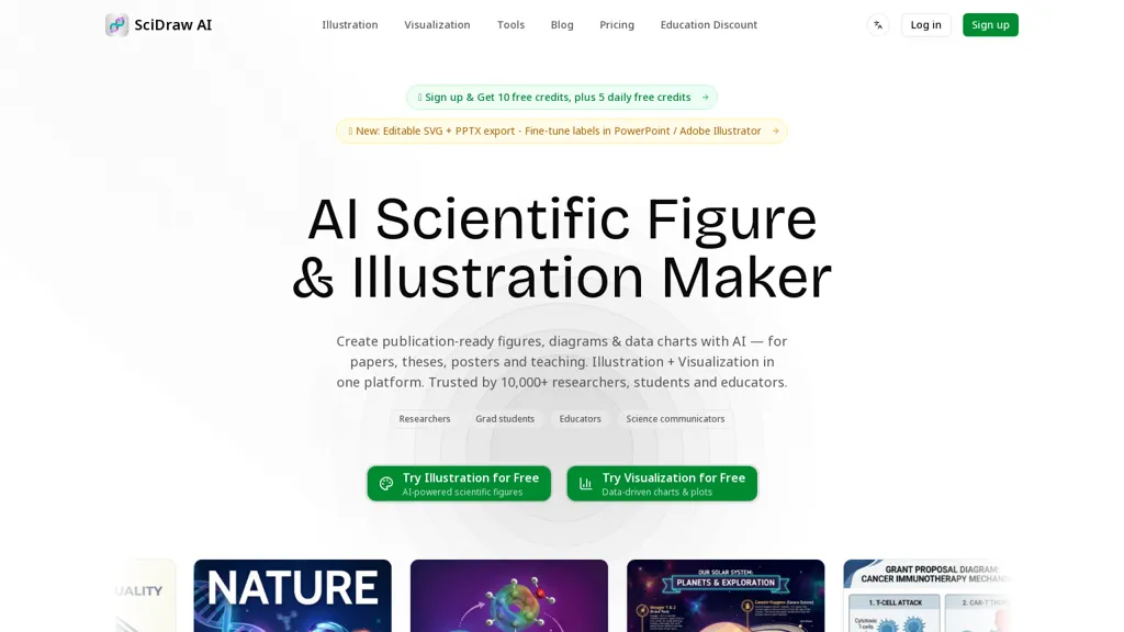 SciDraw AI AI tool screenshot