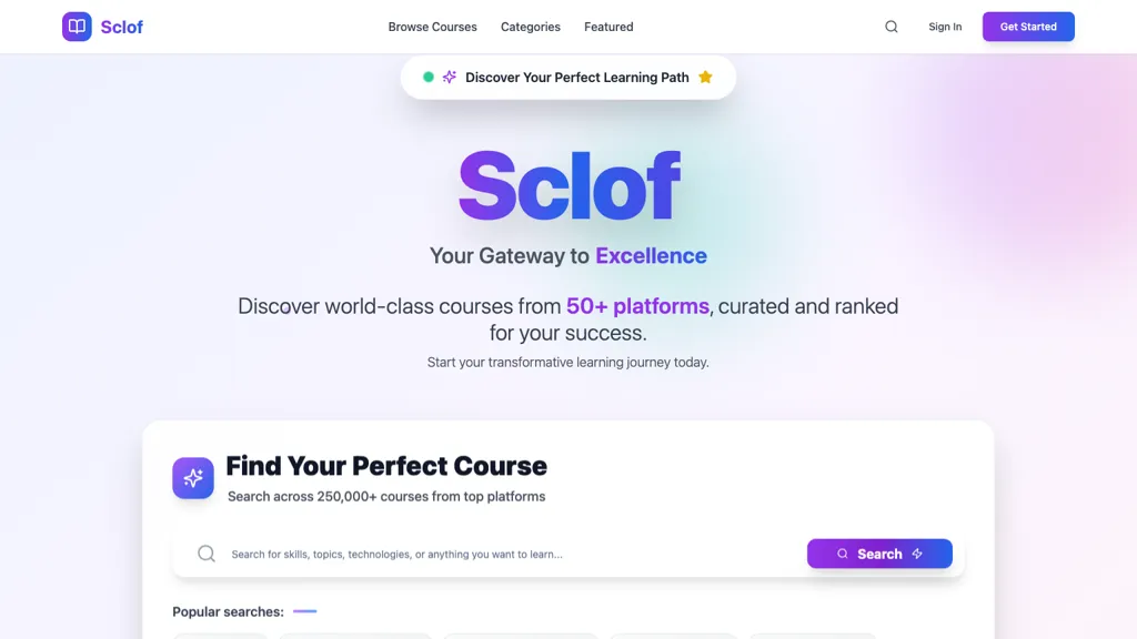 sclof AI tool screenshot