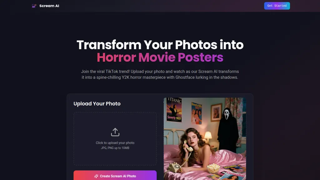 Scream AI AI tool screenshot