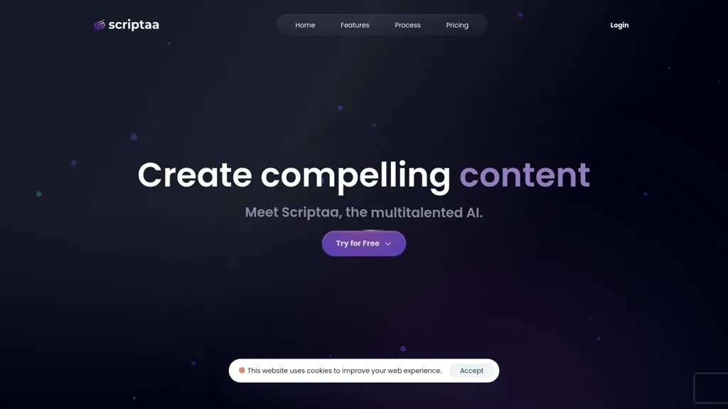 Scriptaa AI tool screenshot