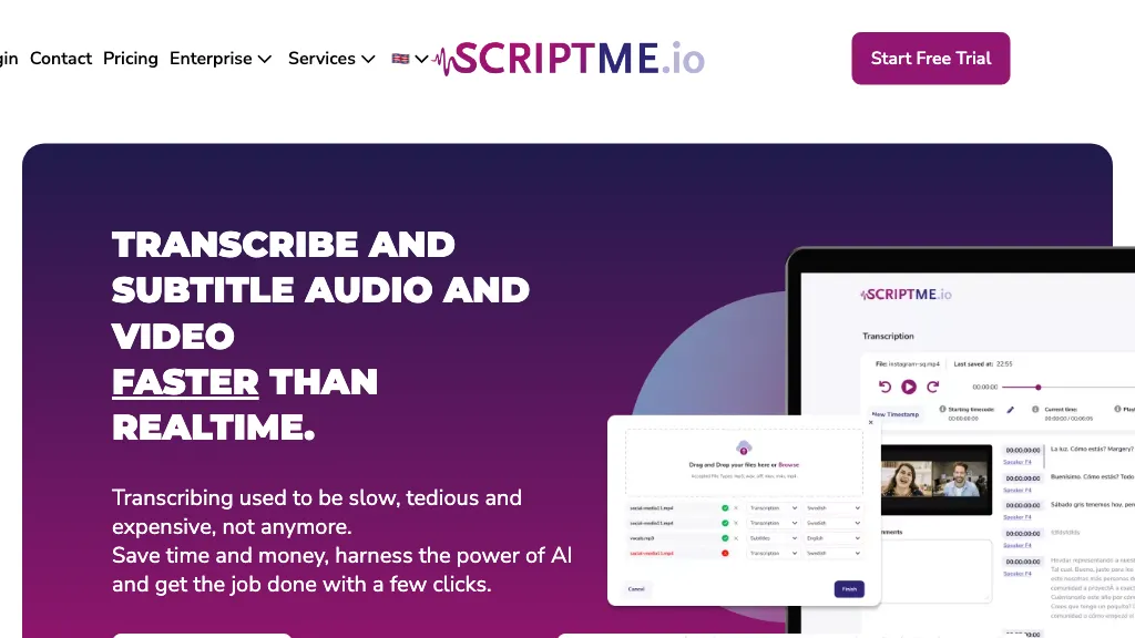 ScriptMe website