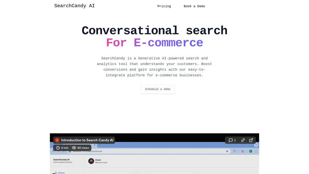 Search Candy website