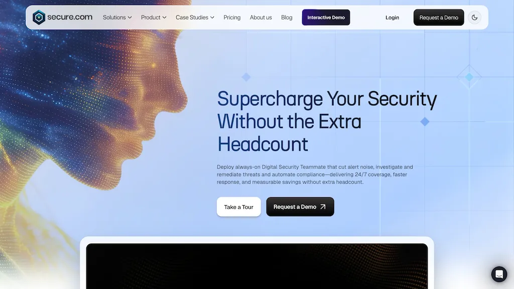 Secure.com AI tool screenshot