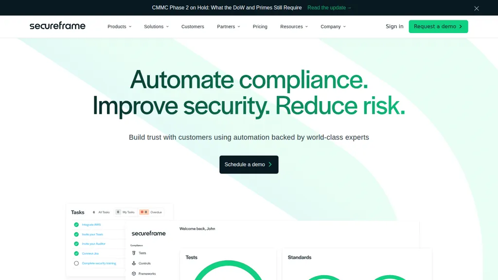 Secureframe AI tool screenshot