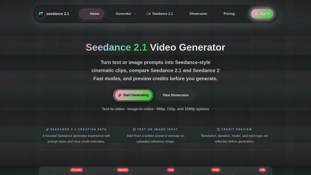 seedance-21.app AI tool screenshot
