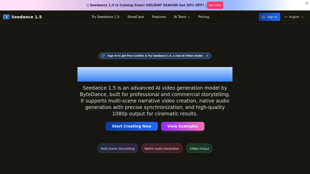 Seedance1.5 alternatives and competitors
