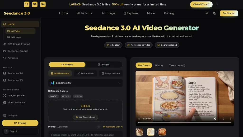 Seedance 3.0  screenshot