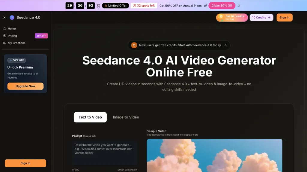 Seedance4.video alternatives and competitors