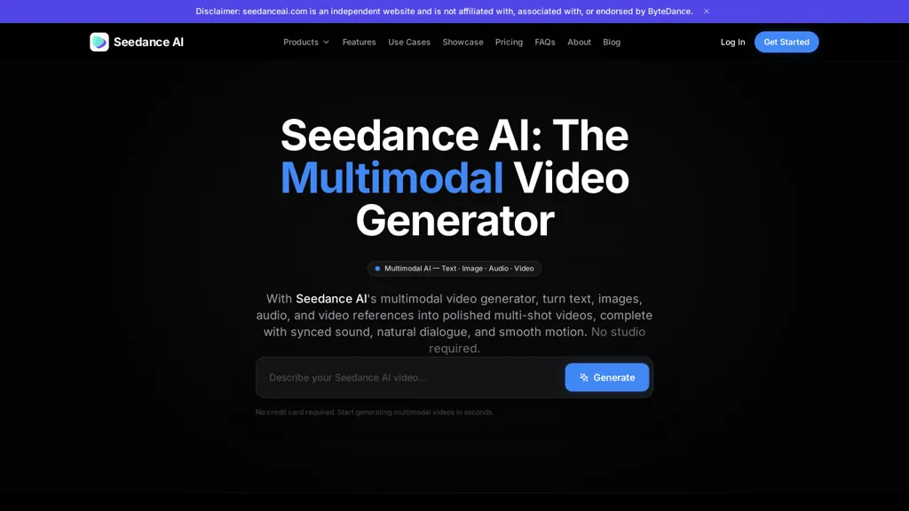 seedanceai.com alternatives and competitors