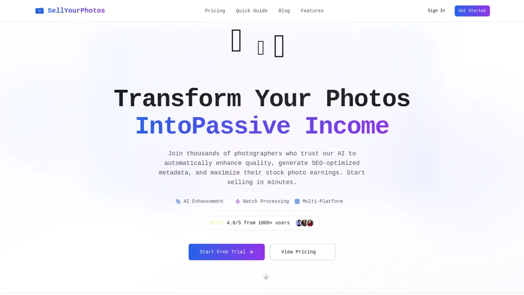 SellYourPhotos alternatives and competitors