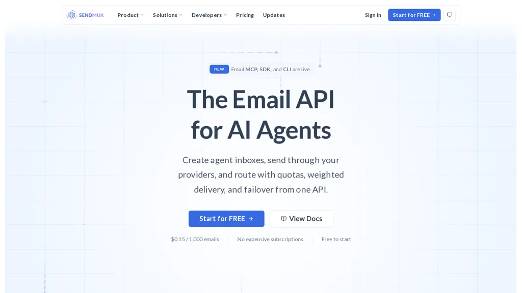 Sendmux AI AI tool screenshot