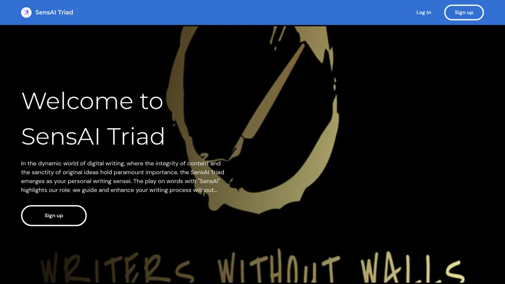 SensAI Triad website