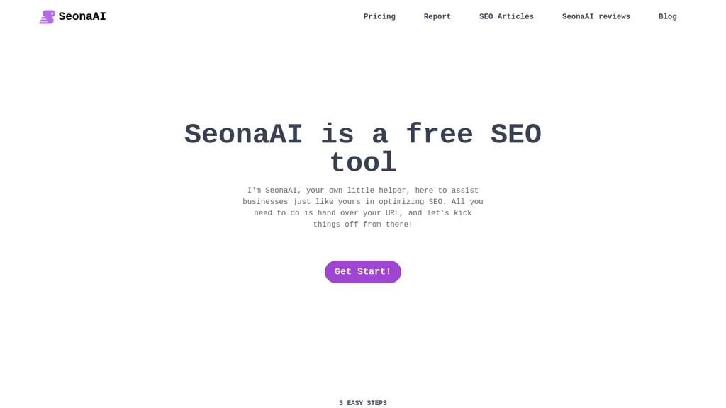 Seona AI website
