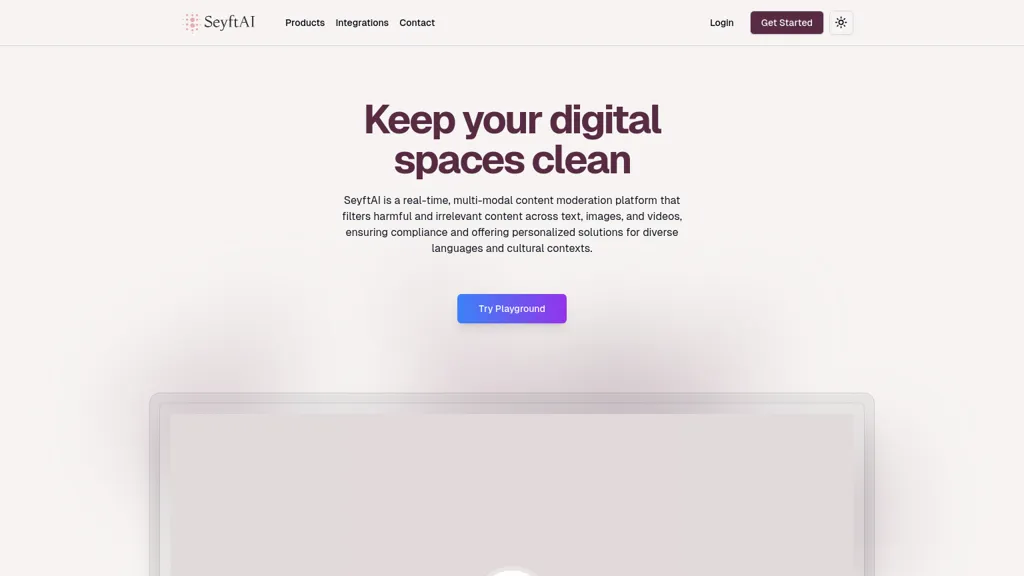 SeyftAI website