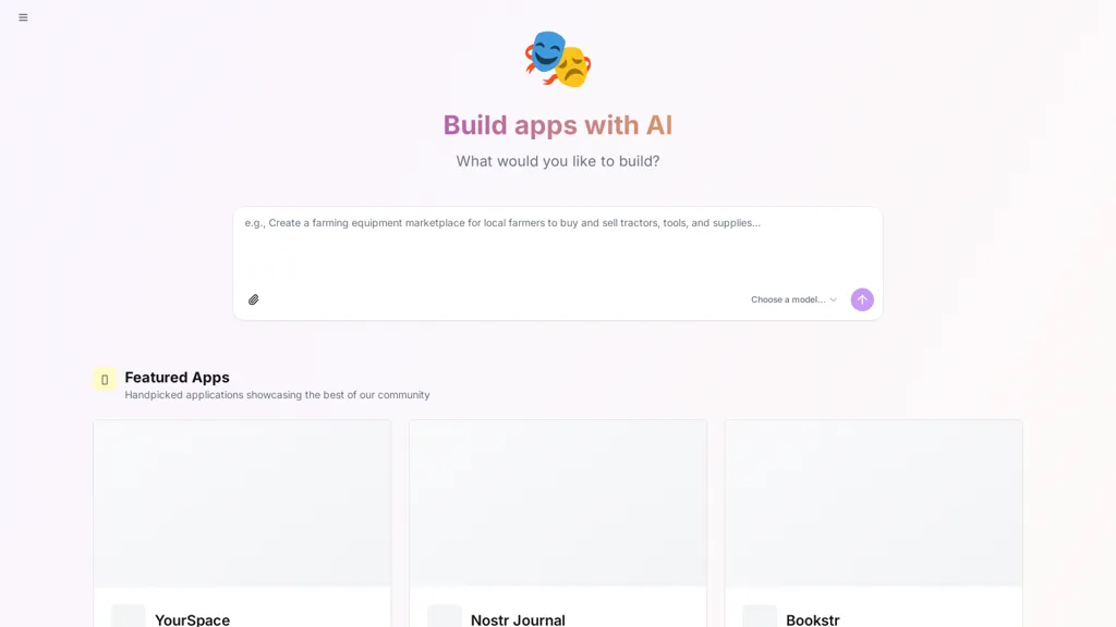 Shakespeare.diy AI tool screenshot