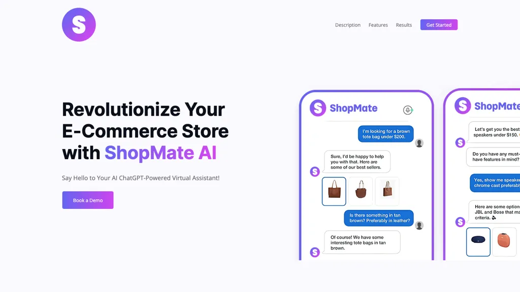 ShopMate website