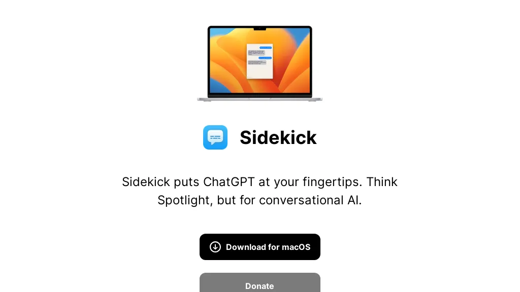 Sidekiiick website