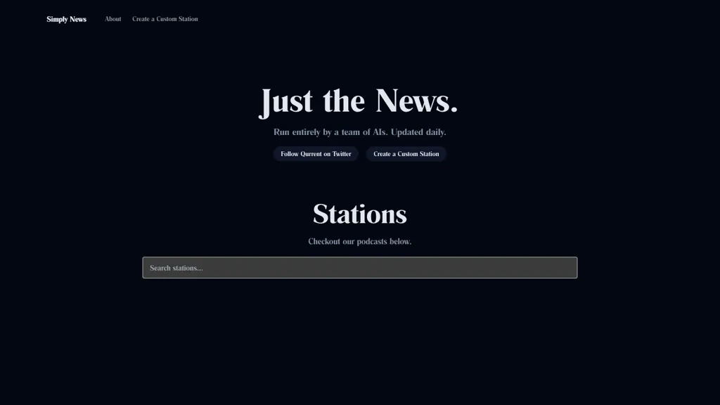 Simply News website