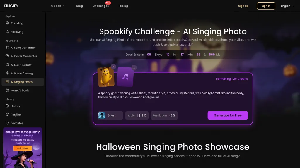 Singify AI Singing Photo image