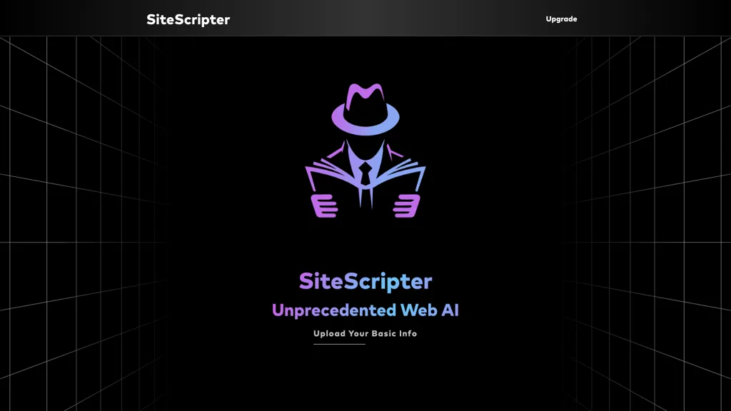 SiteScripter AI website