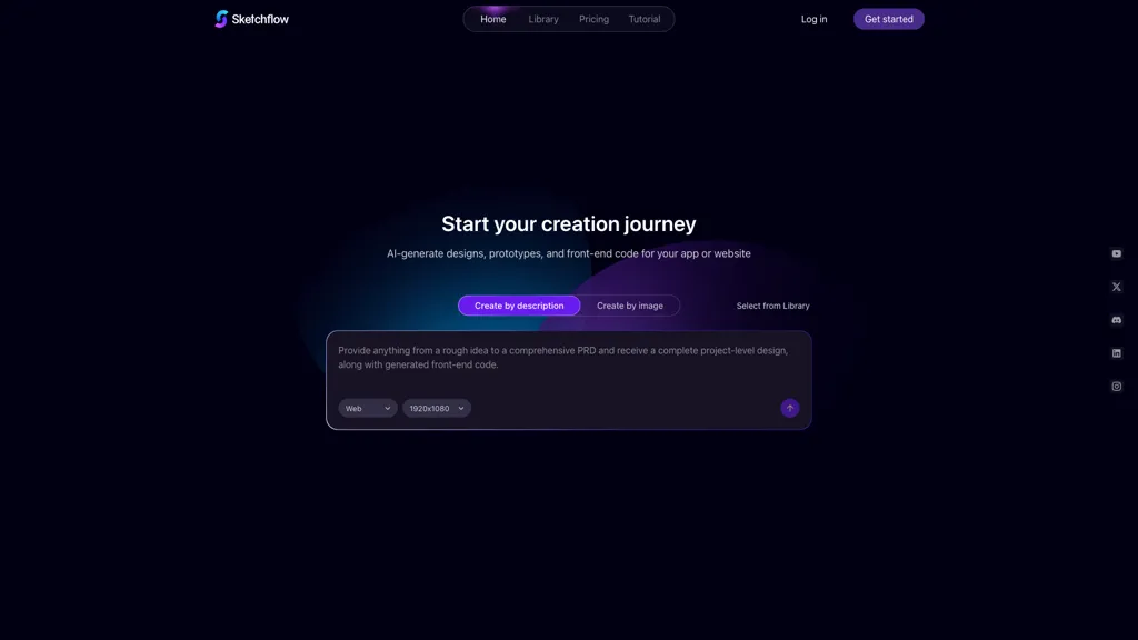 Sketchflow AI AI tool screenshot