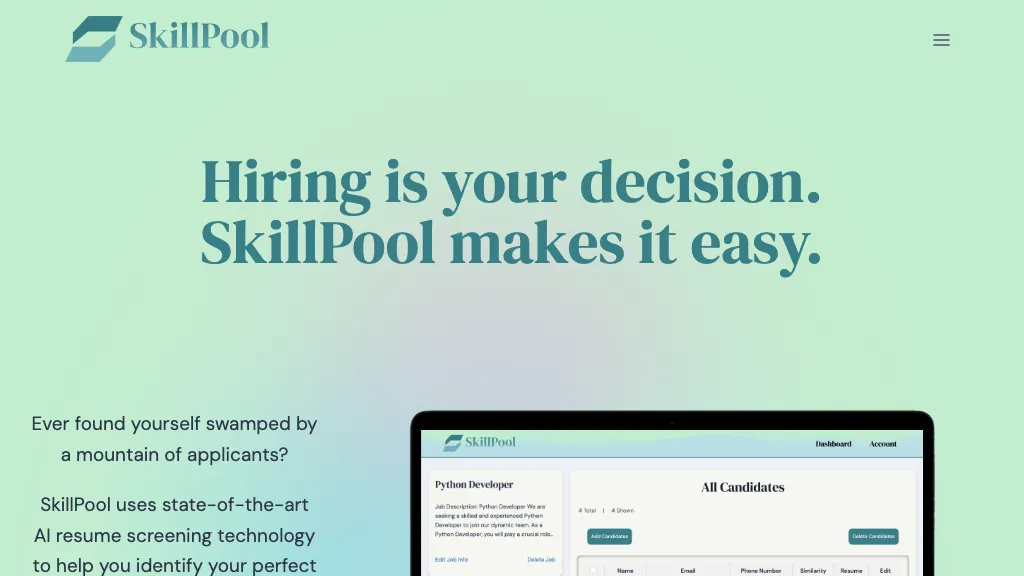 SkillPool website