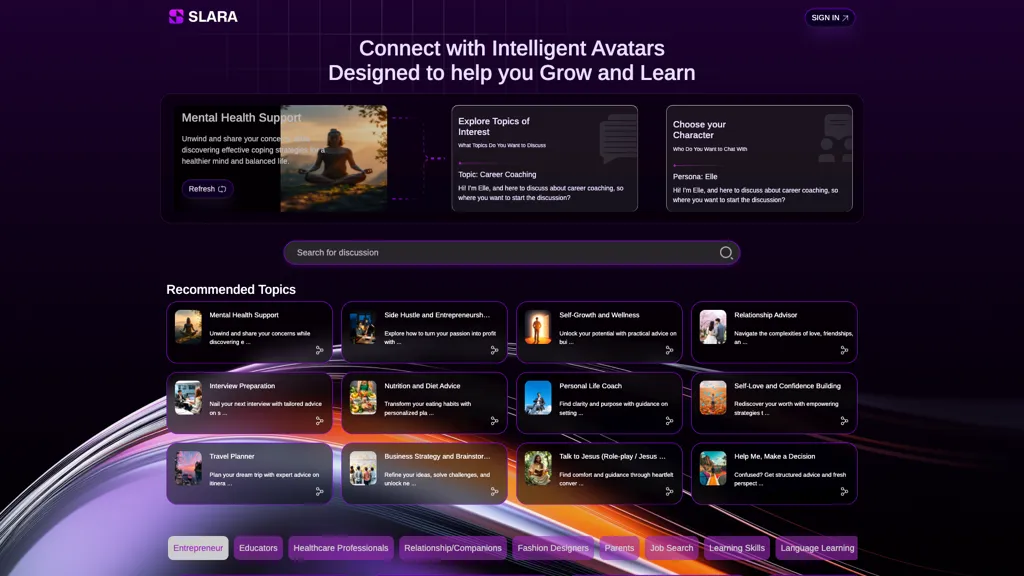 Slara AI AI tool screenshot