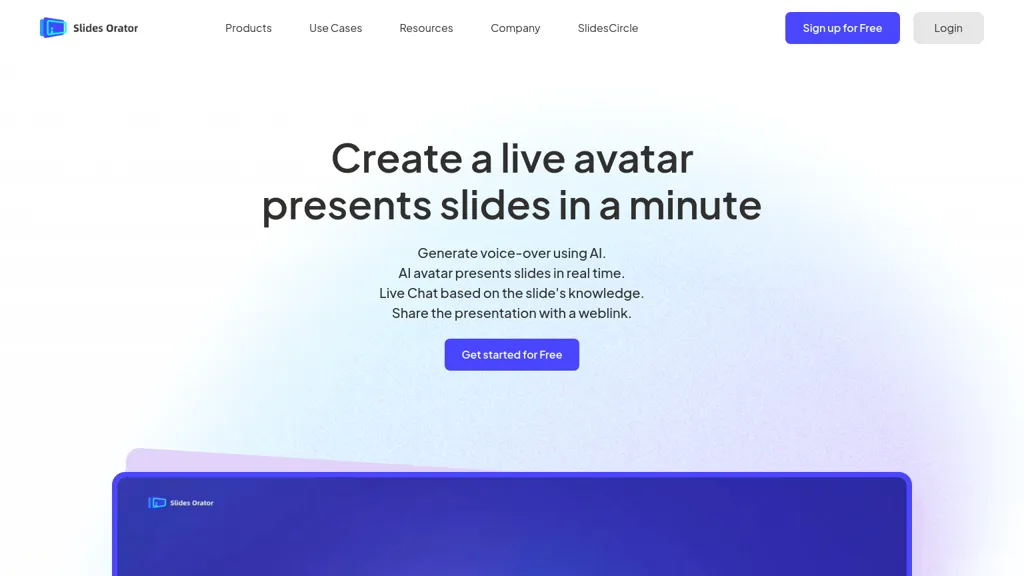 SlidesOrator website