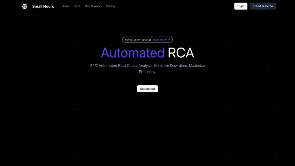 Small Hours AI tool screenshot