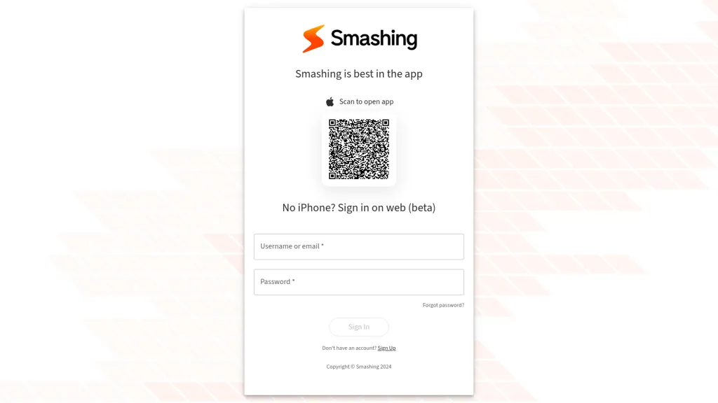 Smashing website