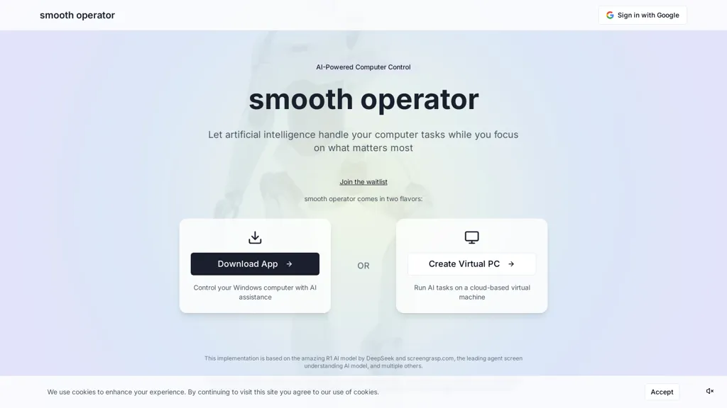 Smooth Operator website