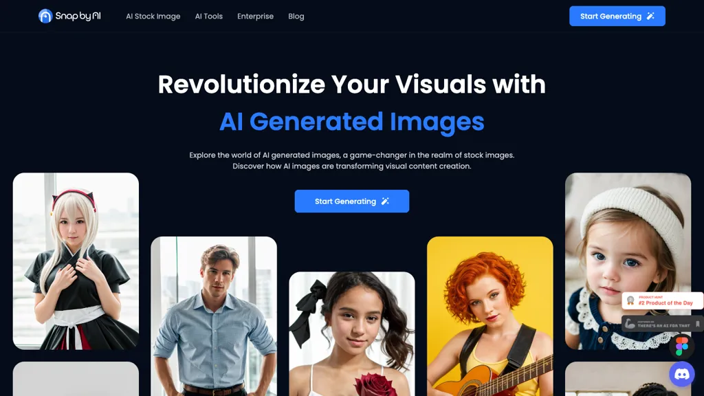 Snapby AI website