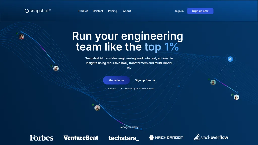 Snapshot Reviews AI tool screenshot