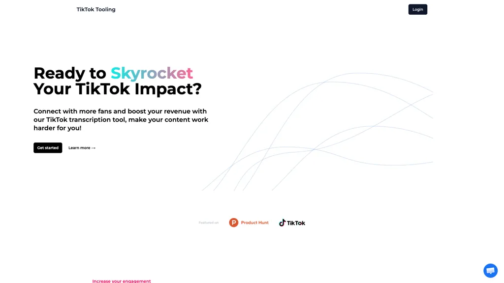 Social tooling AI tool screenshot