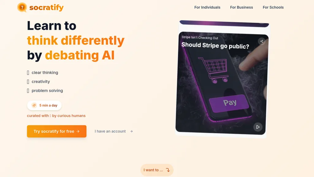 Socratify AI tool screenshot