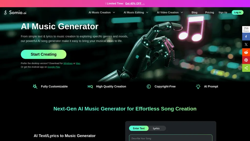 Somio.ai AI tool screenshot